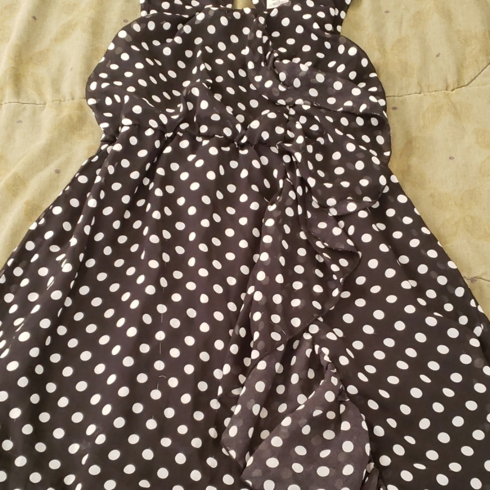 Pinky size 10 polka dot dress